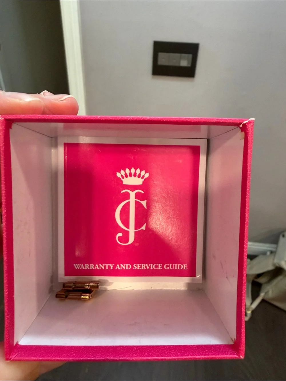 Juicy Couture Y2K Rose Gold Crystal Bezel Women's Watch